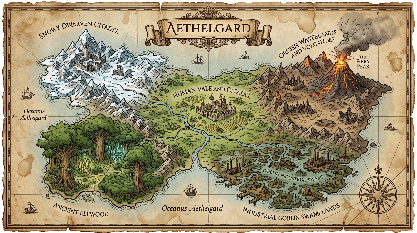 Mapa de Aethelgard
